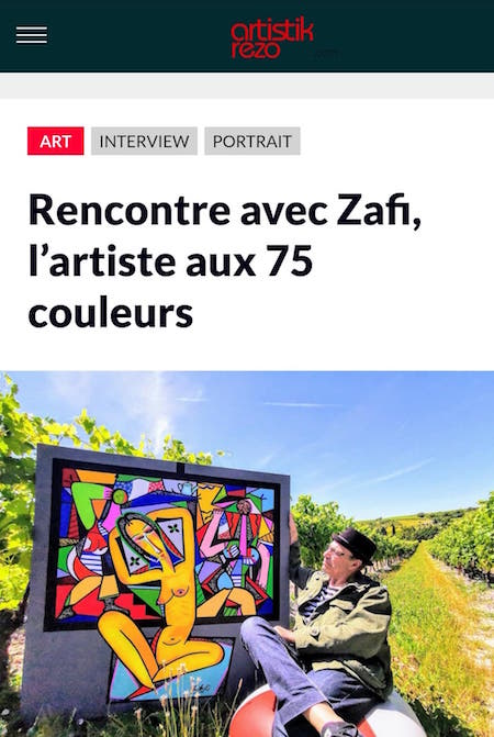 L'artiste aux 75 couleurs 