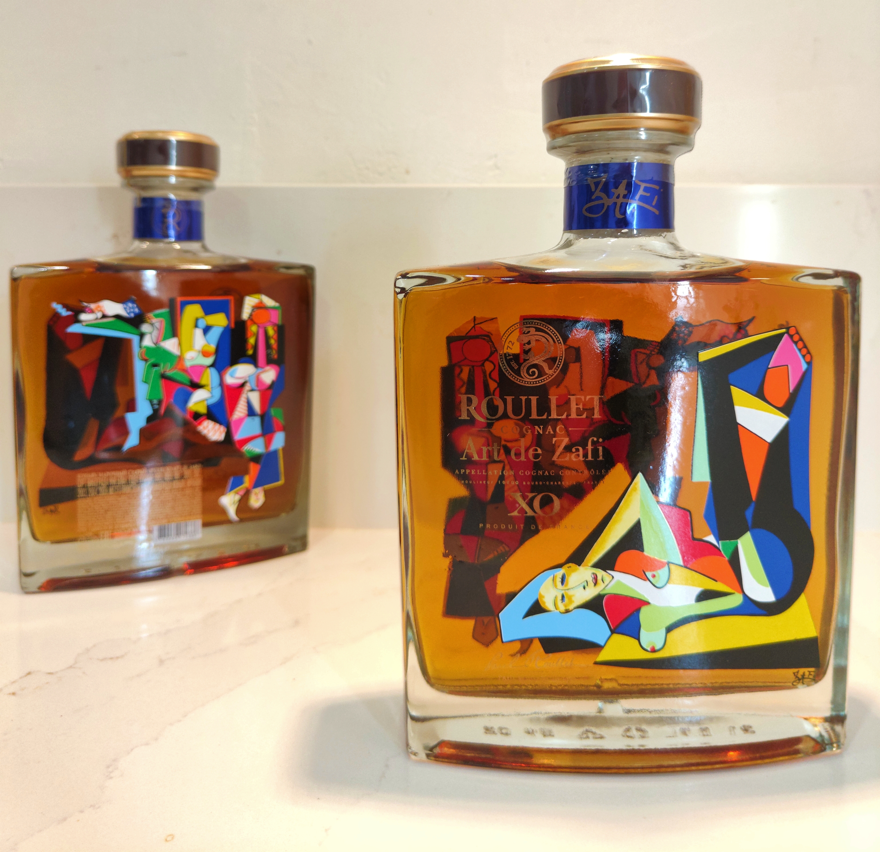 Cognac XO Art de Zafi, Edition limitée pour les 250 ans de la maison cognac Roullet